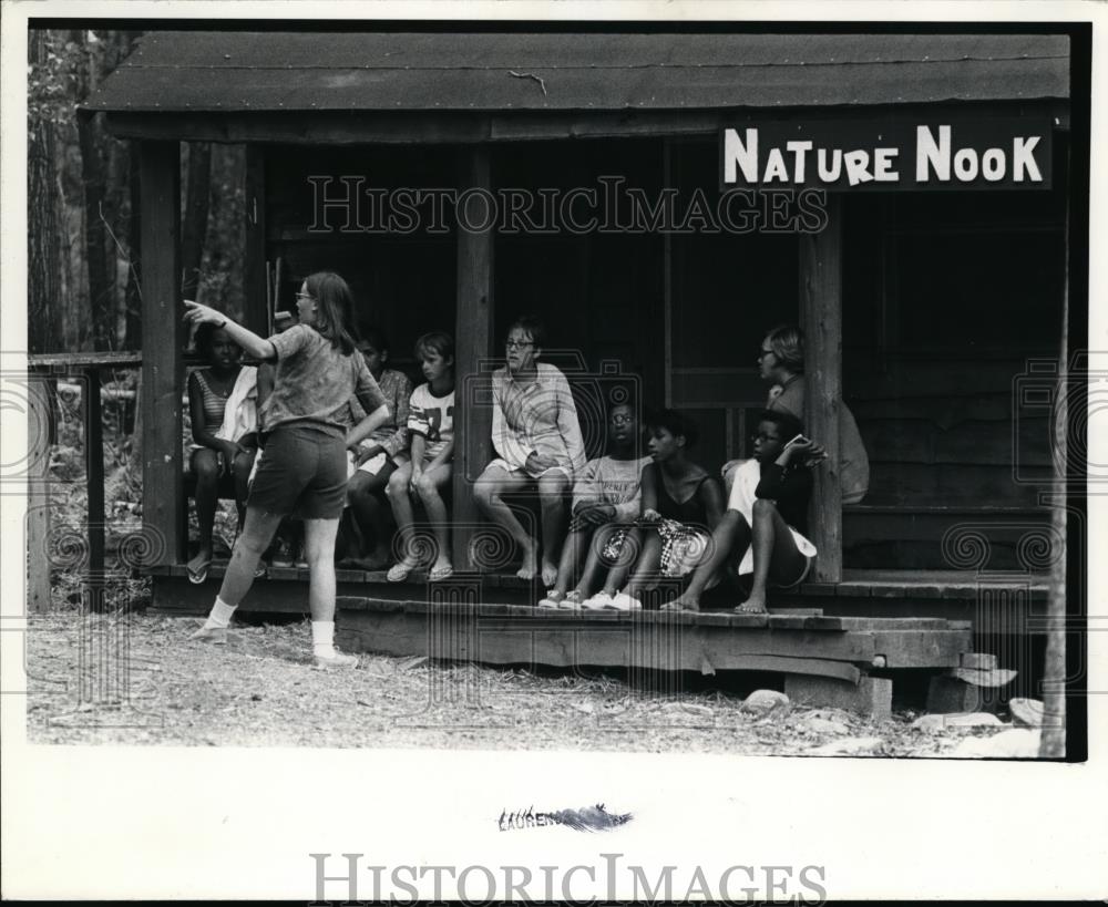 1968 Press Photo Campers at Mount Lawn Summer Camp Bushkill Pennsylvania - Historic Images