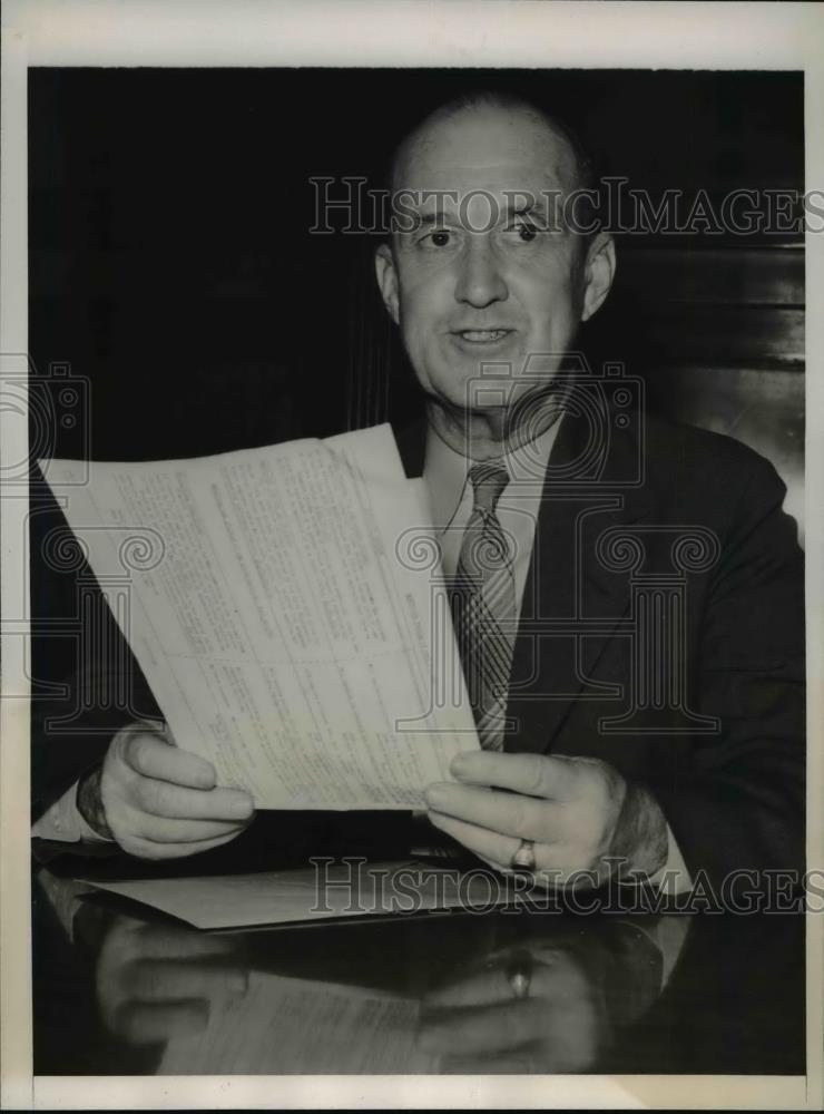 1940 Press Photo Brig. Gen.William E. Shedd, Assistant Chief of Army Staff. - Historic Images