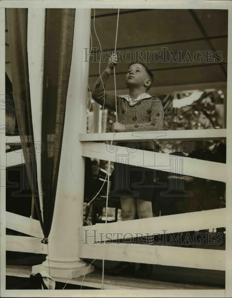 1933 Press Photo James Calvin Mackey Great Grandson of Samuel Compers - Historic Images