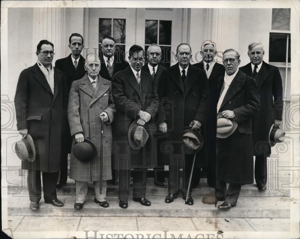 1935 Press Photo Secy of Agriculture Henry Wallace - Historic Images