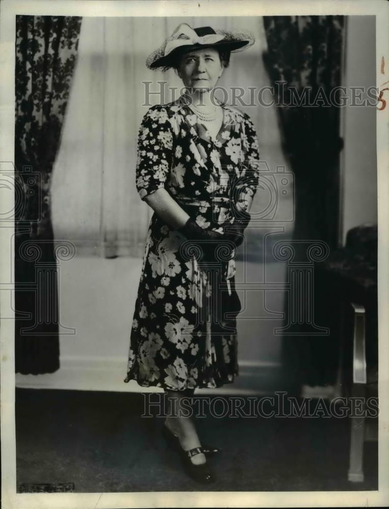 1939 Press Photo Mrs John Nance Garner Wife of Vice President - Historic Images