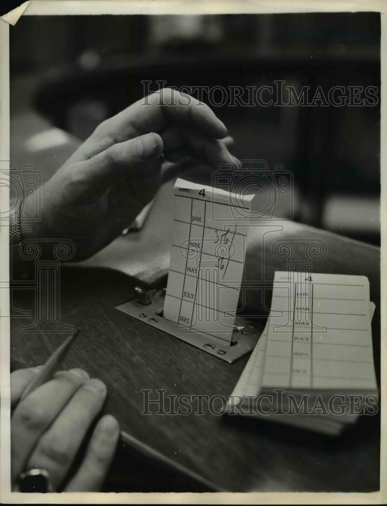 1957 Press Photo Bid at New York Coffee and Sugar Exchange - Historic Images