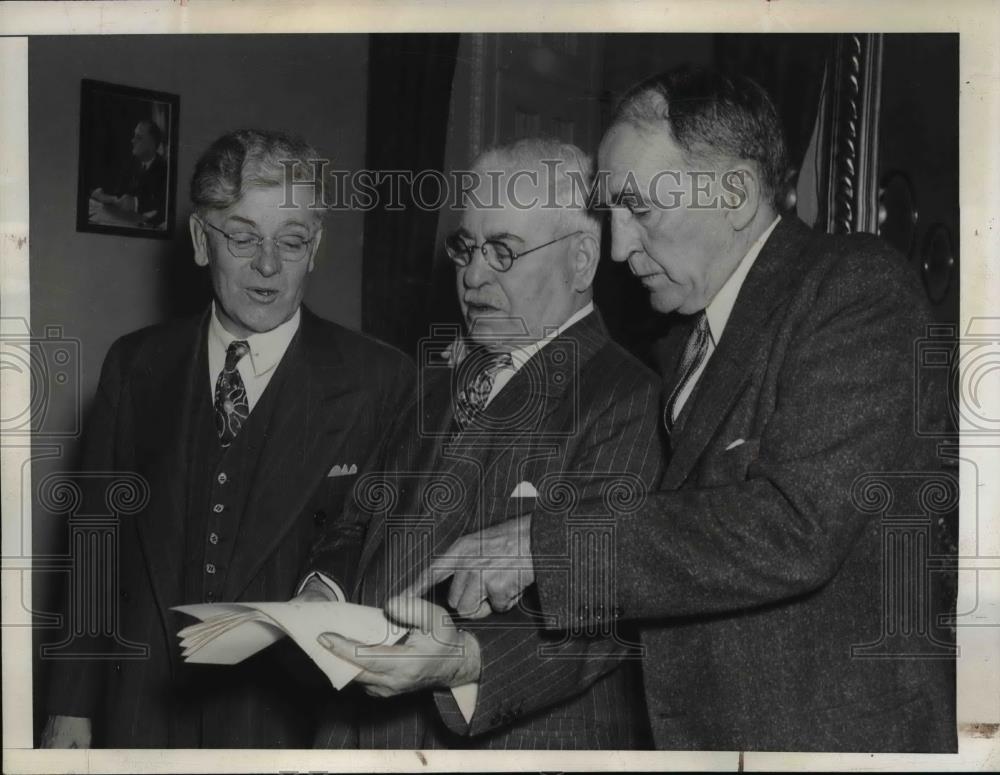 1939 Press Photo Washington DC Rep Patrick Boland, Rep Adolph Sabath - Historic Images