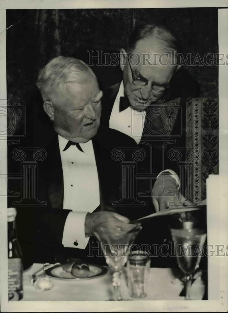 1940 Press Photo Wash DC VP John N Garner &amp; Speaker of the House Wm Bankhead - Historic Images