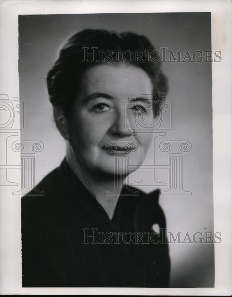 1952 Press Photo Florence Clothier, Child Psychiatrist. - Historic Images