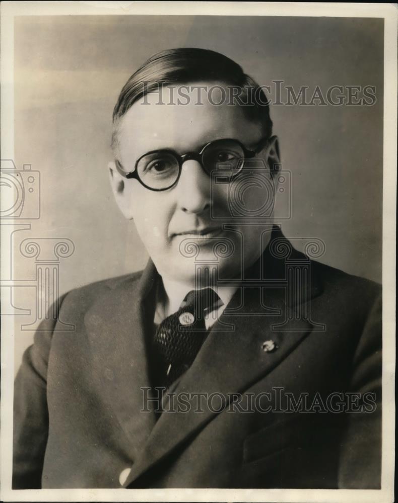 1930 Press Photo L.G> Baldwin, Willard Storage battery Company Cleveland - Historic Images