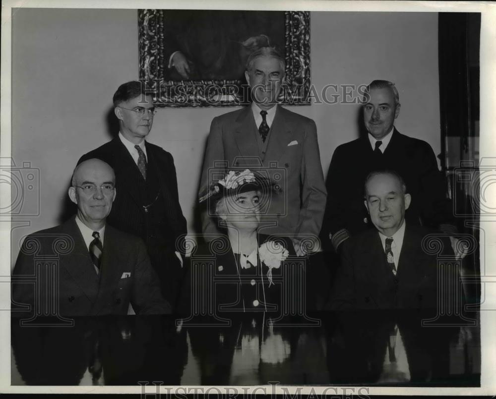 1943 Press Photo US Delegation to United Nations Food Conference in Virginia - Historic Images