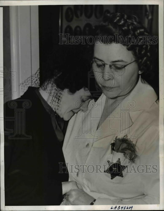1940 Press Photo Caroline Henslee who was convicted of murdering Belle Palmer - Historic Images