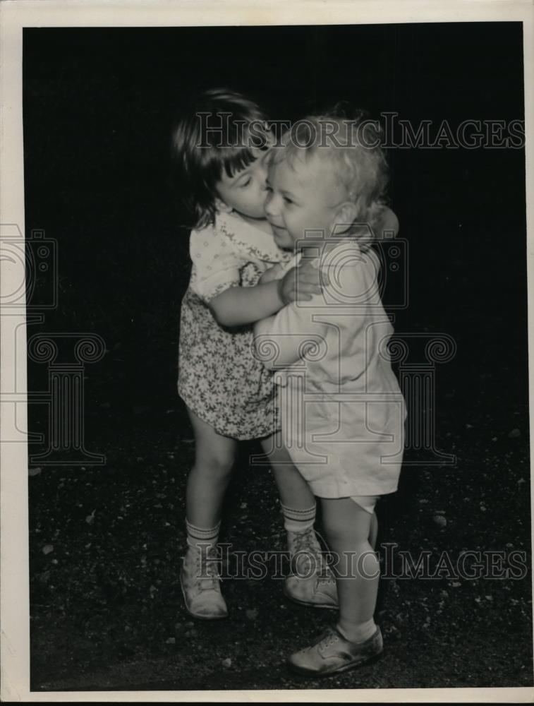 1938 Press Photo Estelle Dunderdale and cousin Charles Bird, Jr. - Historic Images