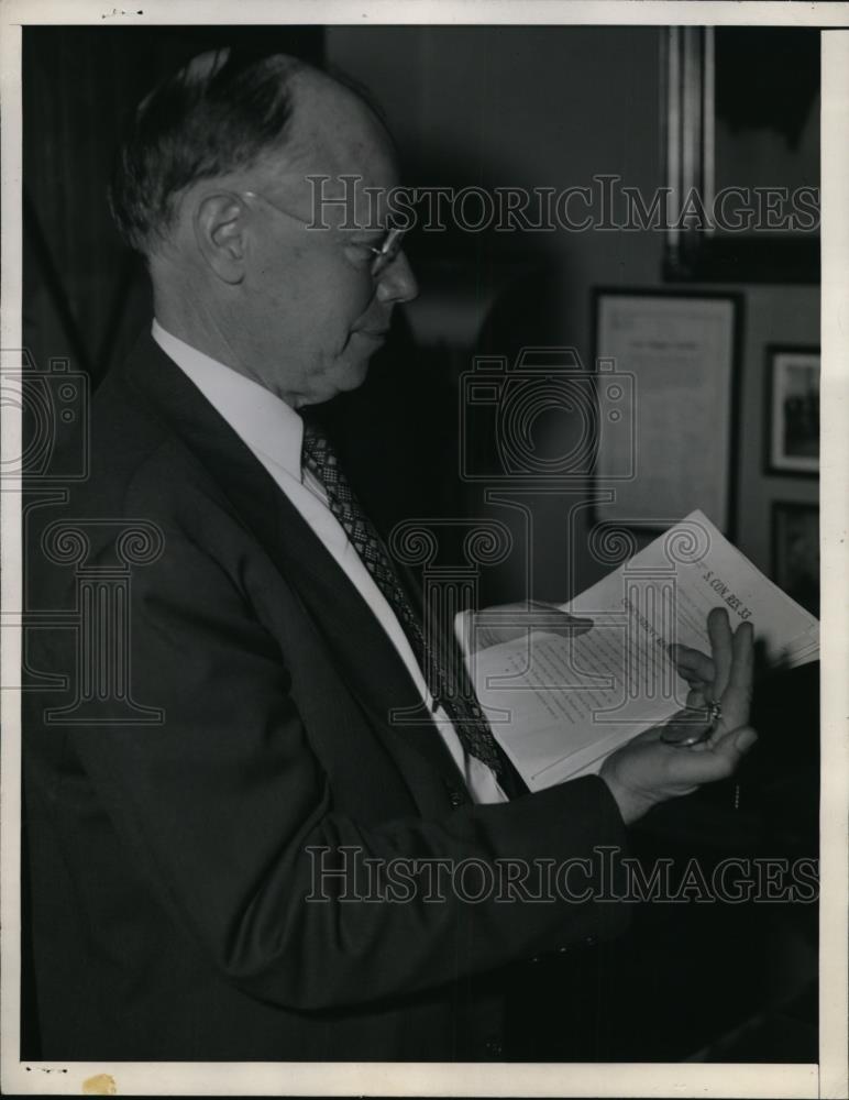 1948 Press Photo Senator Robert Taft of Ohio - Historic Images