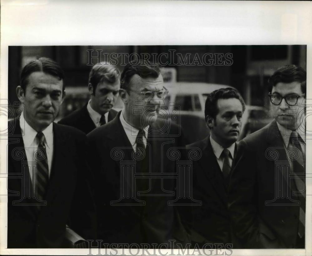 1970 Press Photo Lammot Du Pont Copeland, Sr. Federal Court bankruptcy hearing - Historic Images