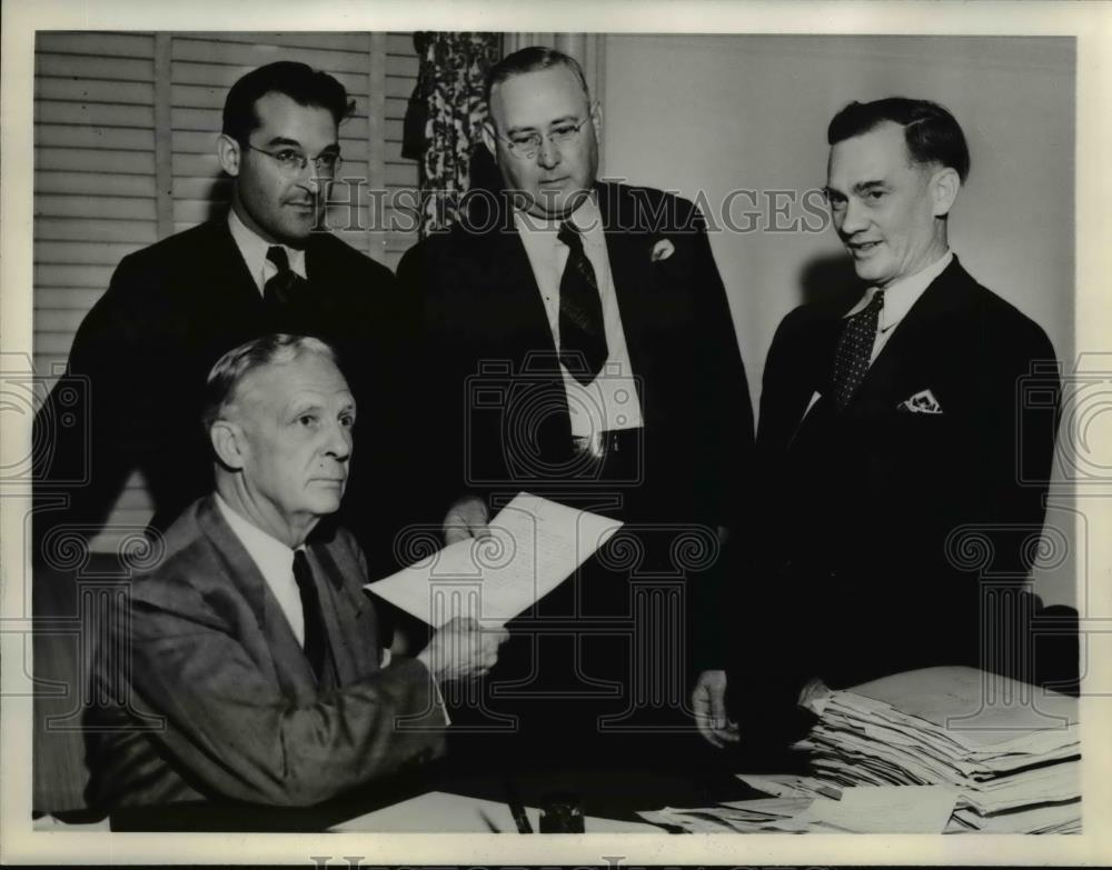 1939 Press Photo K Billings, Tom Mooney In Connection With Bombing Culbert Olson - Historic Images