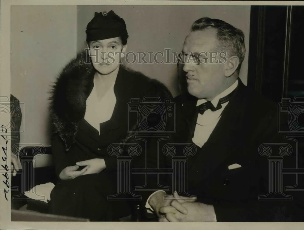 1933 Press Photo Dudley Crafts Watson, Mrs Grace Williamson Willets - Historic Images