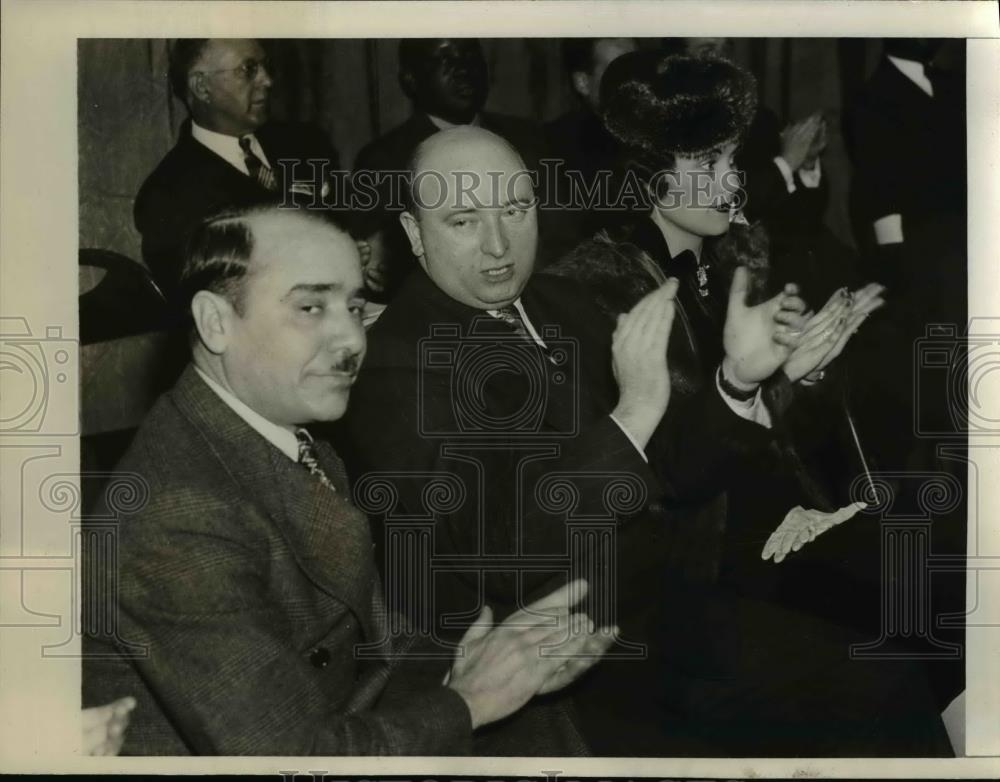 1939 Press Photo American Congress Peace & Democracy speech - Historic Images