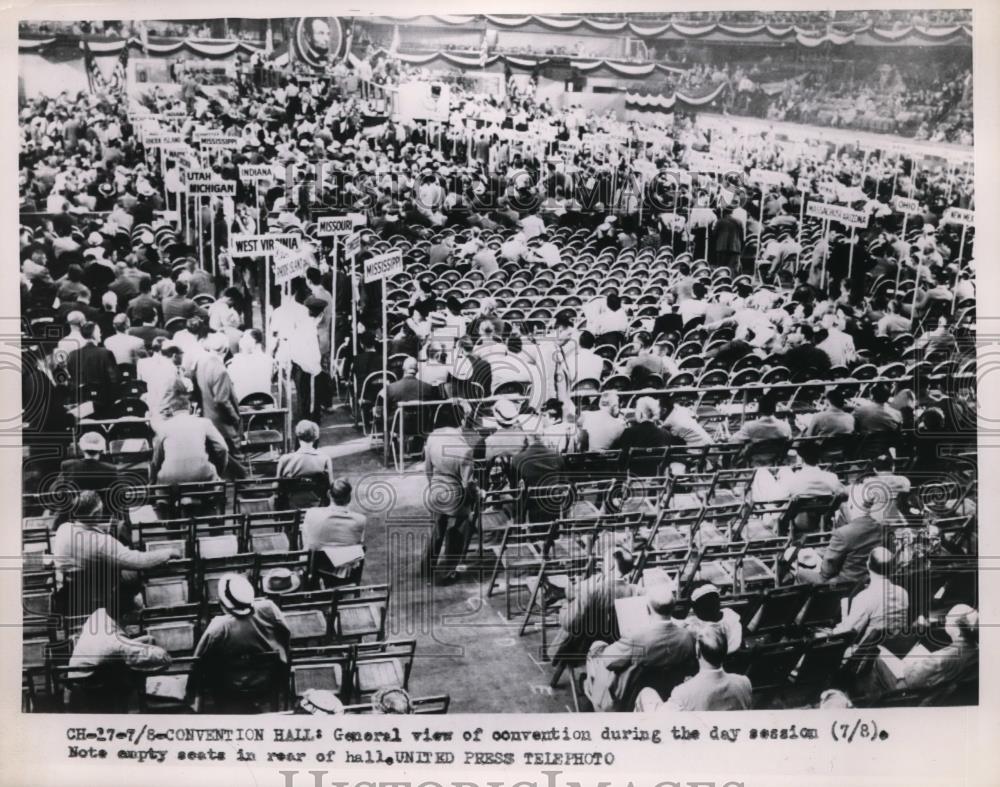 1952 Press Photo General View of Convention Day Session - Historic Images