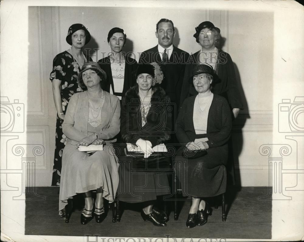 1932 Press Photo Women Meeting to Plan For Washington Bicentennial Celebration - Historic Images