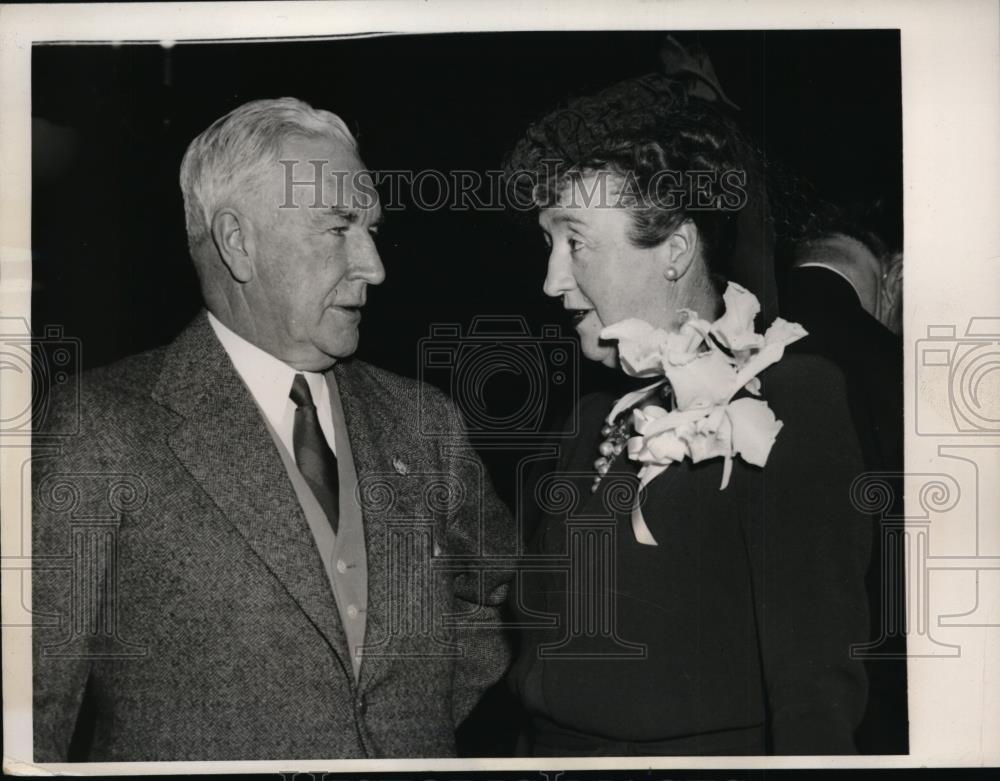 1940 Press Photo Henry P.Flecther and Mrs.Worthington Scranton of Republican. - Historic Images