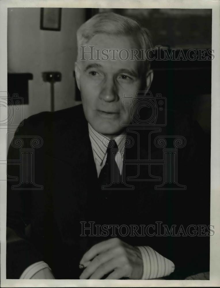 1939 Press Photo Robert L. Carden,Secretary of the County Election Commission. - Historic Images