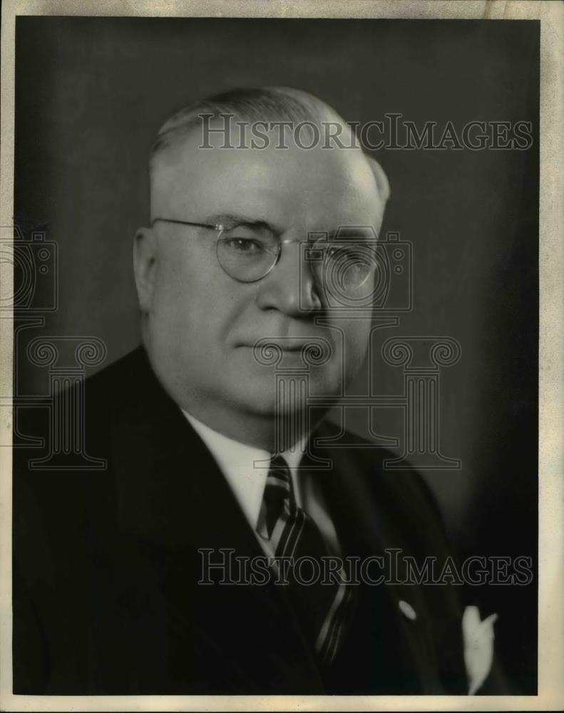 1946 Press Photo Alvanley Johnston president Brotherhood of Locomotive Engineers - Historic Images