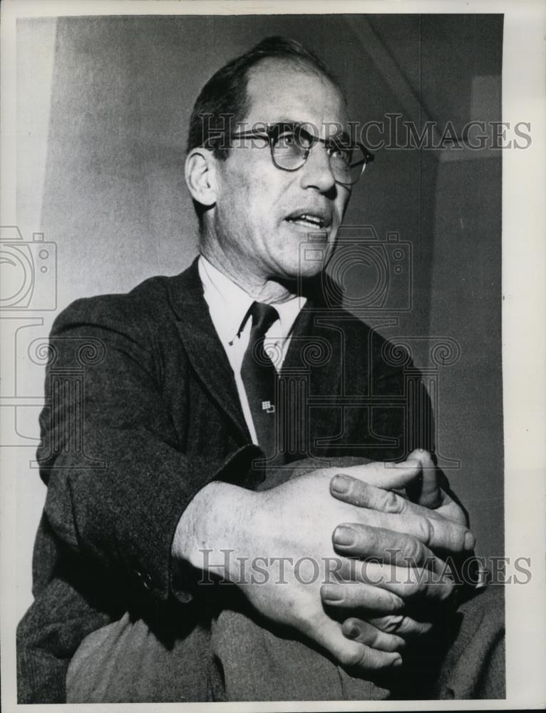 1961 Press Photo U.S. Attorney General Byron White Montgomery, Alabama - Historic Images