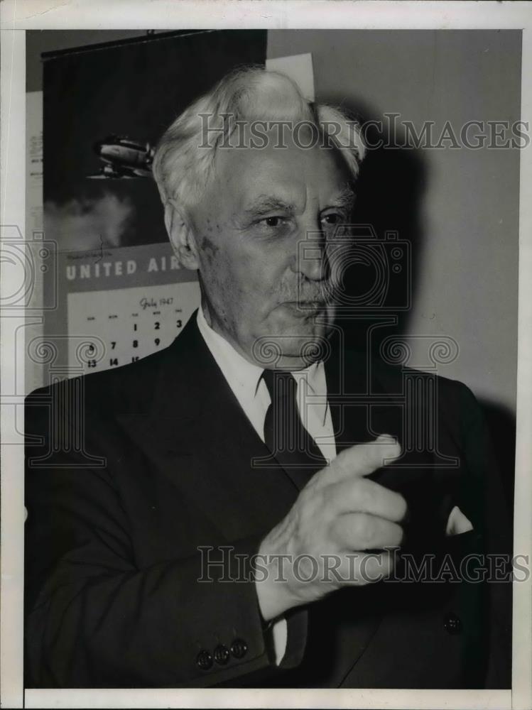 1947 Press Photo Washington DC Charles Eaton War With Greece Soviet Union. - Historic Images