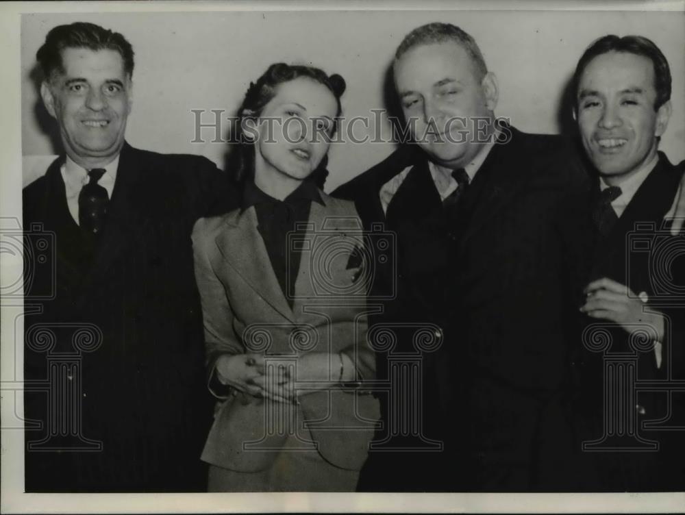 1940 Press Photo Robert Foreman, Mary Anna McCleary, Walter R. Ranson, Kai Nlida - Historic Images