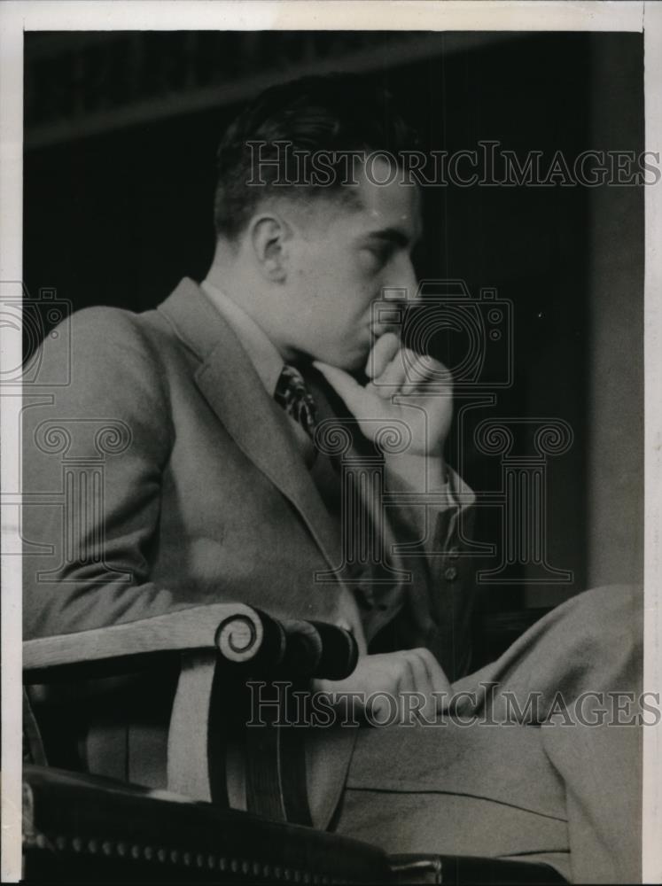 1937 Press Photo John Ardelean Chicago trial for attacking &amp; killing a girl - Historic Images