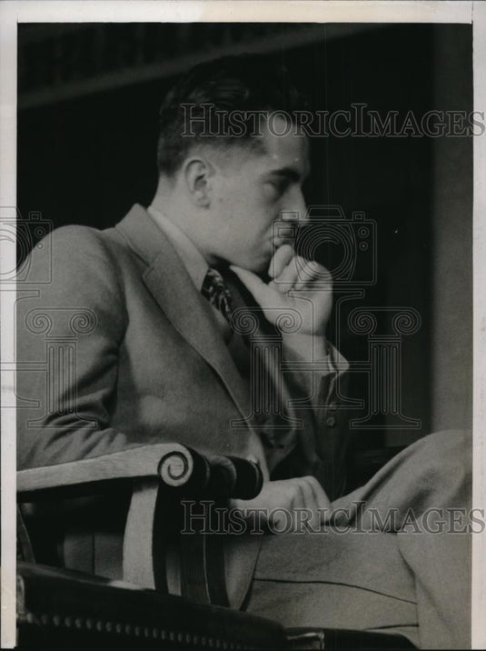1937 Press Photo John Ardelean Chicago trial for attacking & killing a girl - Historic Images