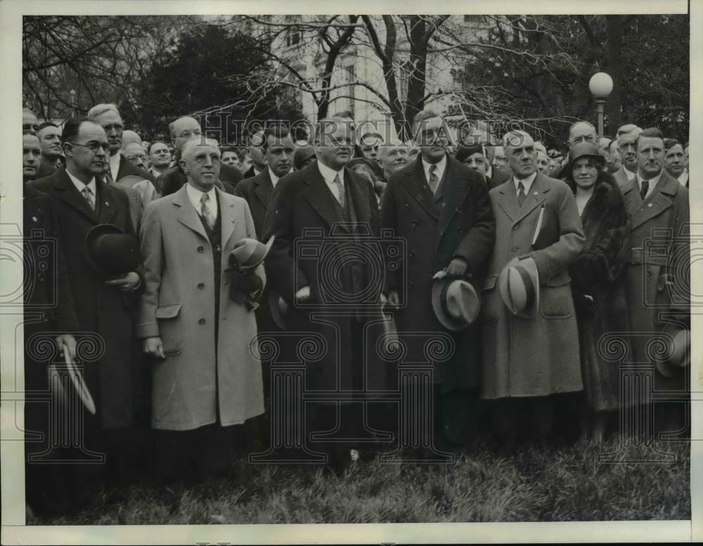 1932 Press Photo George C. broome, Edward Broome Pres. NEA - Historic Images