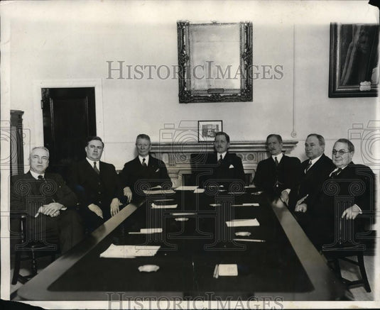 1931 Press Photo Congressional Committee against war profiteering - Historic Images