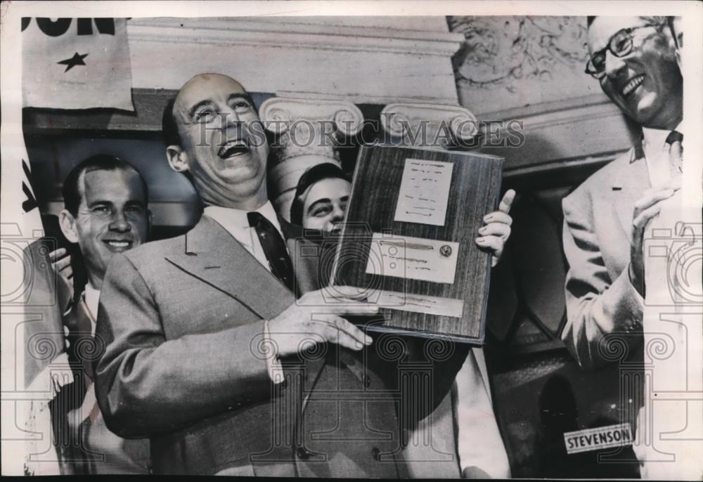 1952 Press Photo Governor Adlai Stevenson Democratic Candidate for President - Historic Images