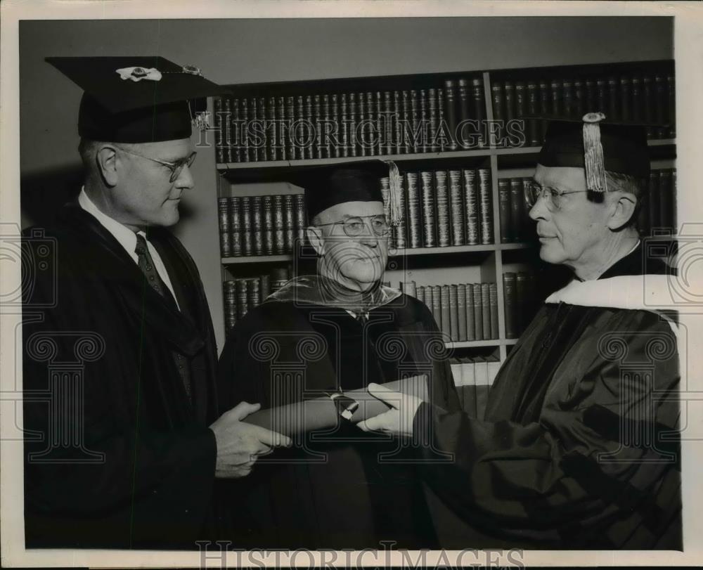 1950 Press Photo University of S California Fred Fagg Jr Pres, Fred Gurley - Historic Images