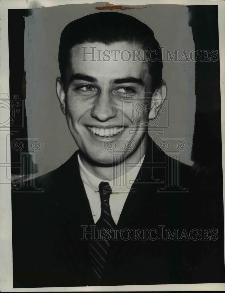 1937 Press Photo Franklin Roosevelt Jr - Historic Images