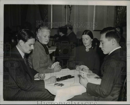 1937 Press Photo Canada National Bridge Tourney @ Washington DC - Historic Images