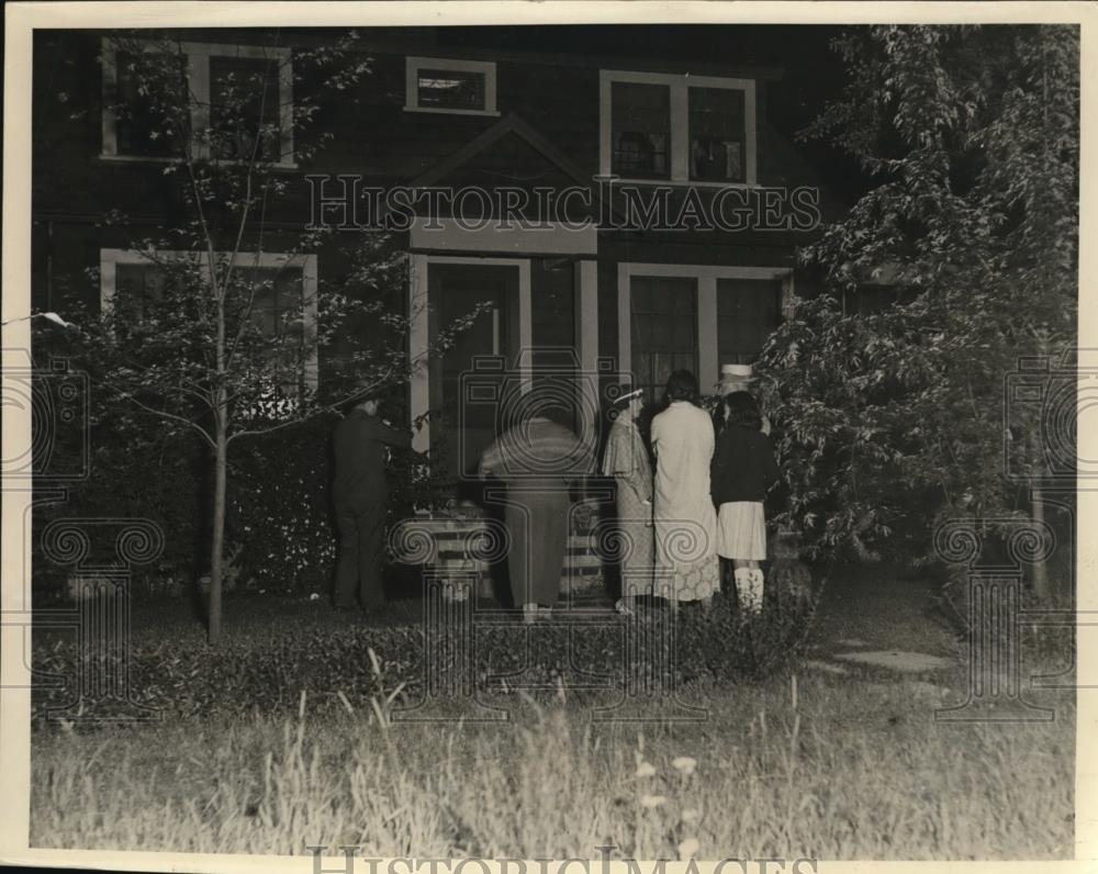 1934 Press Photo Norma Millen&#39;s Home She is Convicted of Accessory to Murder - Historic Images