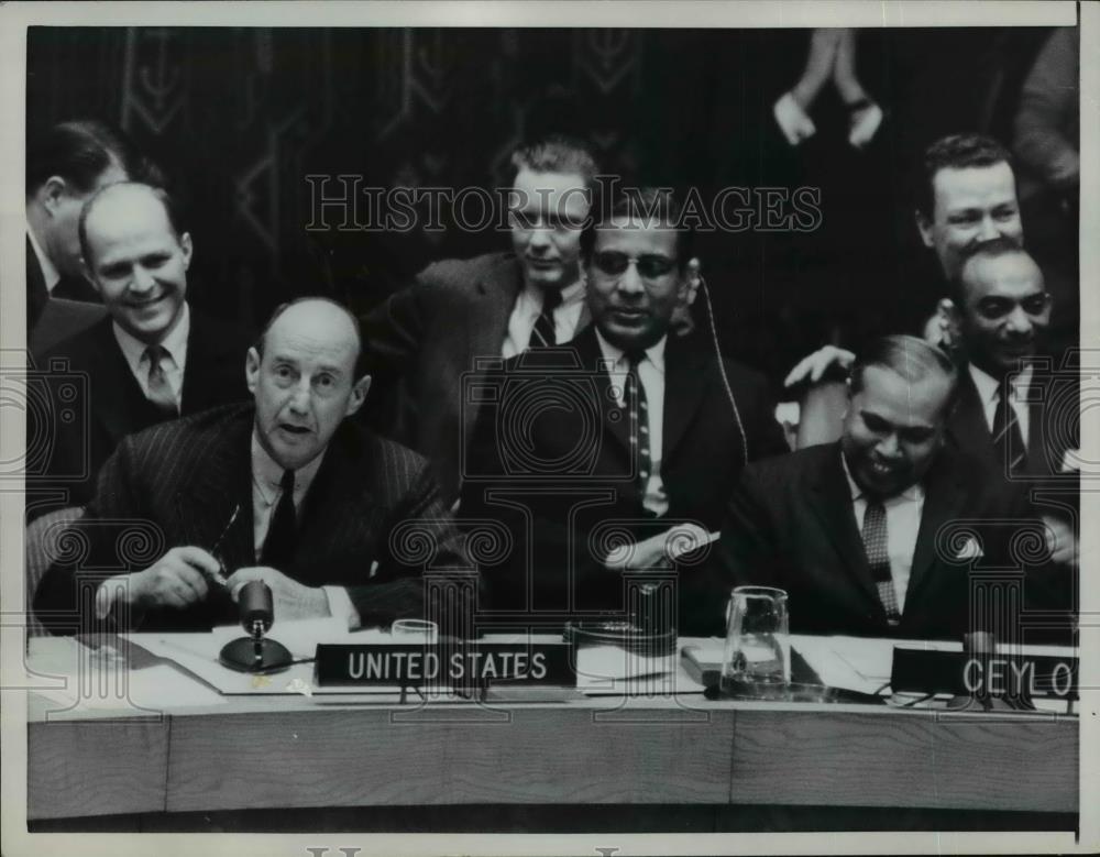 1961 Press Photo United Nations A. Stevenson - Historic Images