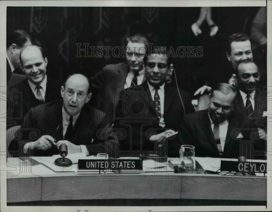 1961 Press Photo United Nations A. Stevenson - Historic Images