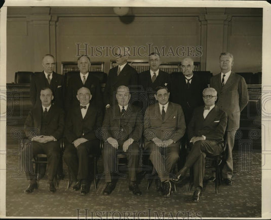 1930 Press Photo Members Of Interstate Commerce Commission - Historic Images