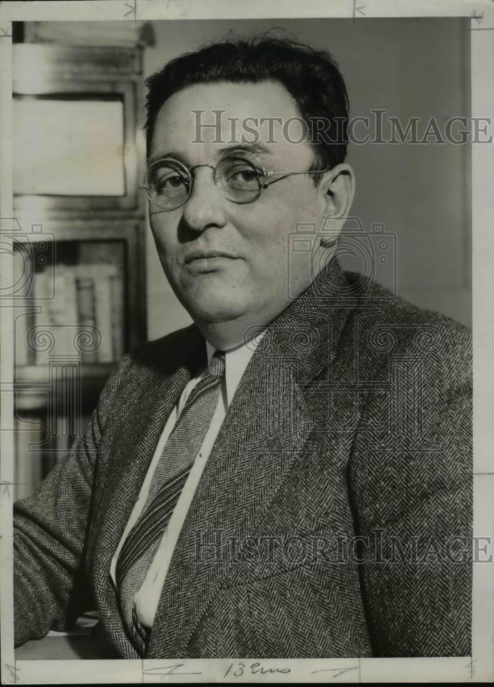 1939 Press Photo Leon Henderson Appointed to S.E.C. Washington, D.C. - Historic Images