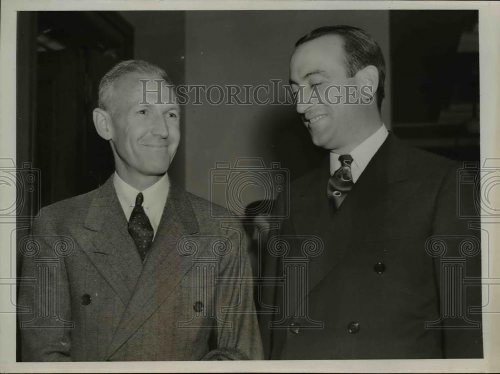 1938 Press Photo Winton G. Rossiter, John A. Coleman Board of Governors - Historic Images