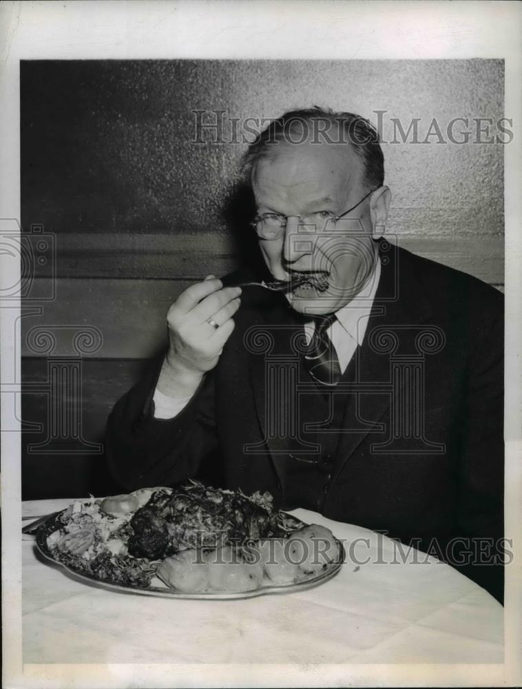 1944 Press Photo Washington DC Sen. Burton Wheeler of Montana. - Historic Images