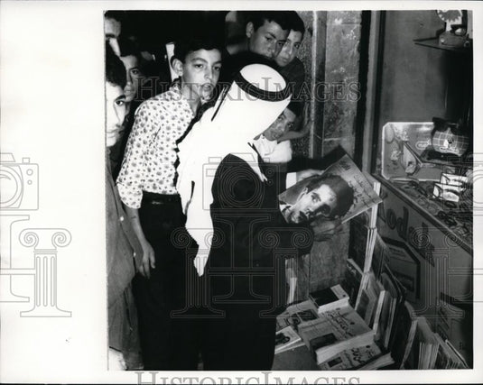 1968 Press Photo Robert Kennedy Assassin's Father Bishara Sirhan in Jordan - Historic Images