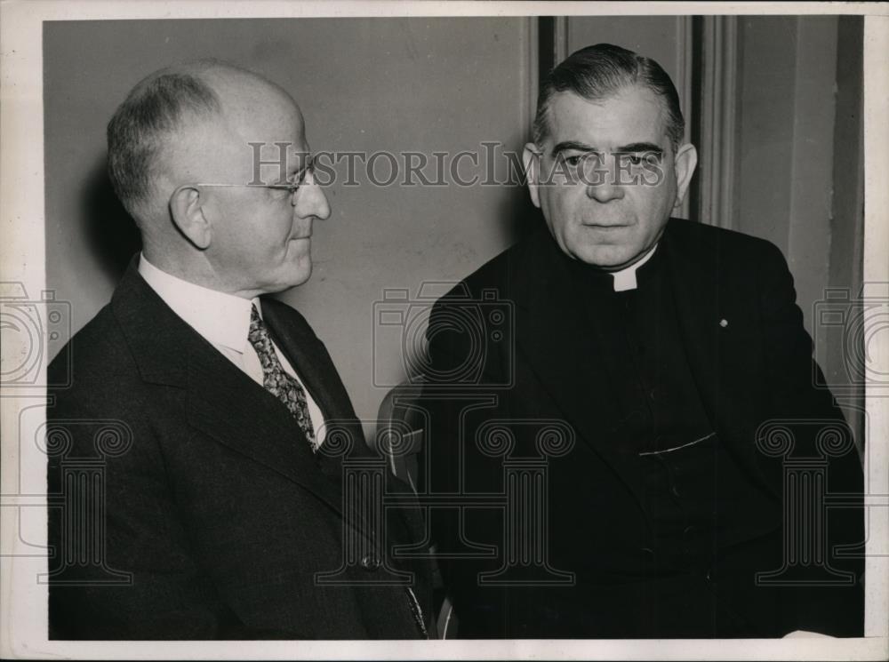 1939 Press Photo Ernest Minor Patterson Chairman of Political Science Committee - Historic Images