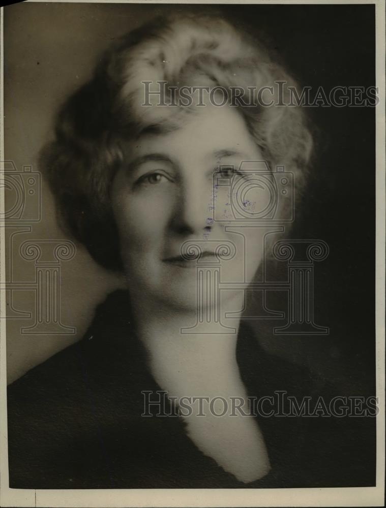 1924 Press Photo Mrs J E King - Historic Images