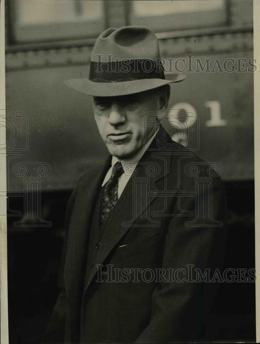 1936 Press Photo Eugene C. Grace President of Bethlehem Steel Corporation - Historic Images