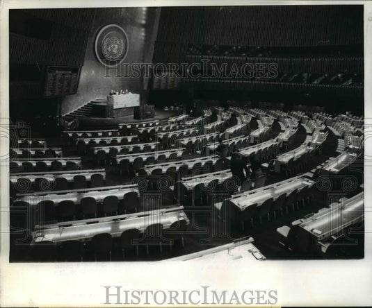 1970 Press Photo Gen U Thant, Edvard Hambro, Constantine Stavropolous - Historic Images