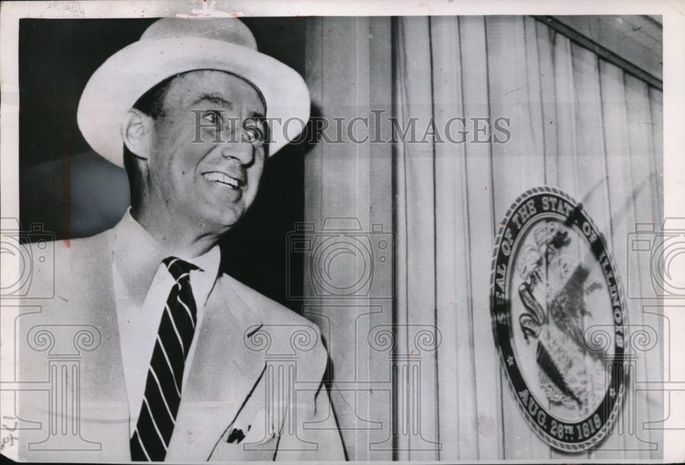 1952 Press Photo Governor Adlai Stevenson of Illinois. - Historic Images