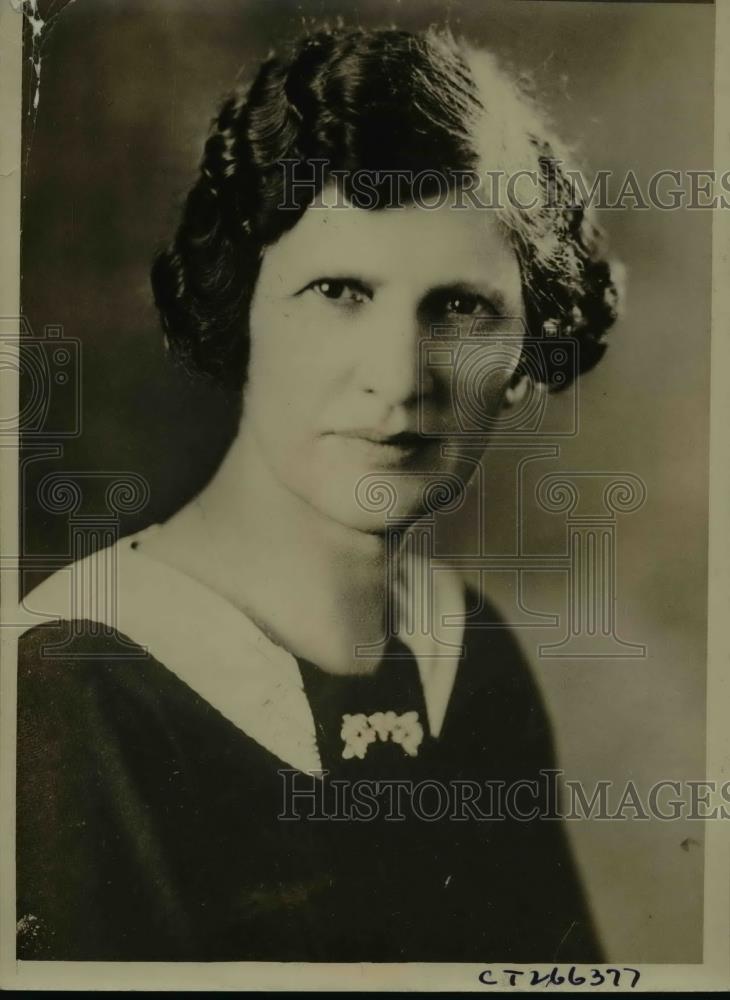 1934 Press Photo Mrs. Gertude Bowler of Sheboygan Democrat Natl.Committeewoman - Historic Images