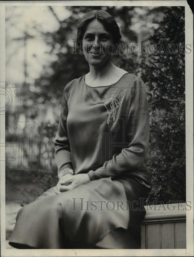 1929 Press Photo Mrs Francis Wilson Sayre daughter of late President Wilson - Historic Images