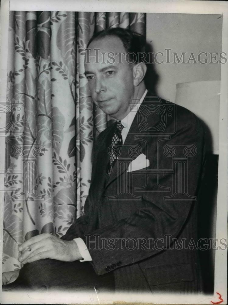 1946 Press Photo Wilson Wyatt Federal Housing Expediter - Historic Images